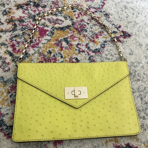 Kate Spade Post Madison Ostrich Bag - Picture 3 of 7